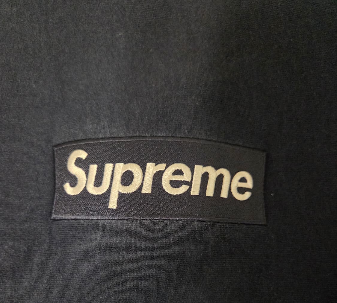 슈프림 박스로고 네이비 맨투맨 XL팝니다 상품이미지2