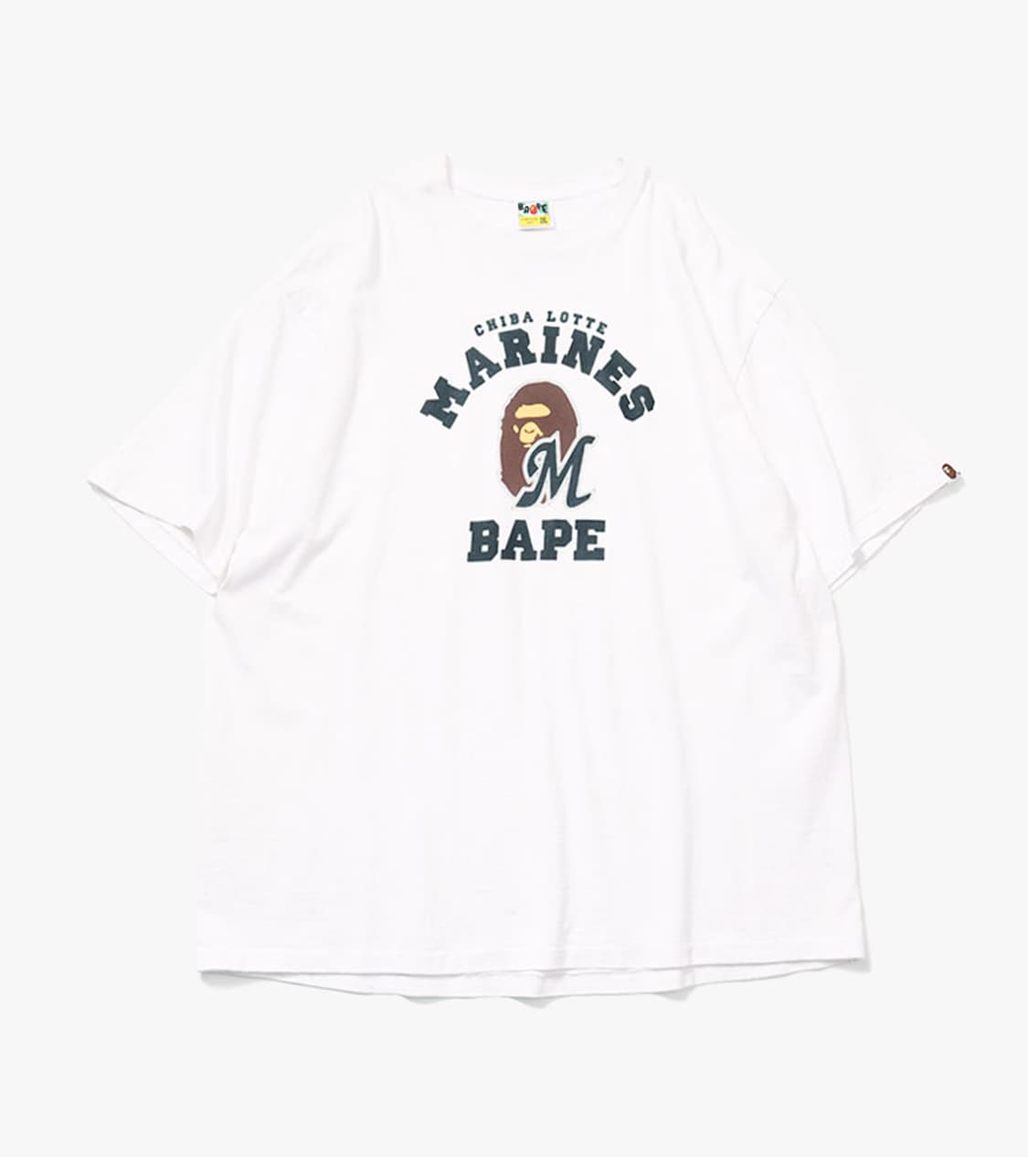 BAPE X CHIBA LOTTE - 25SS COLLEGE TEE 상품이미지1