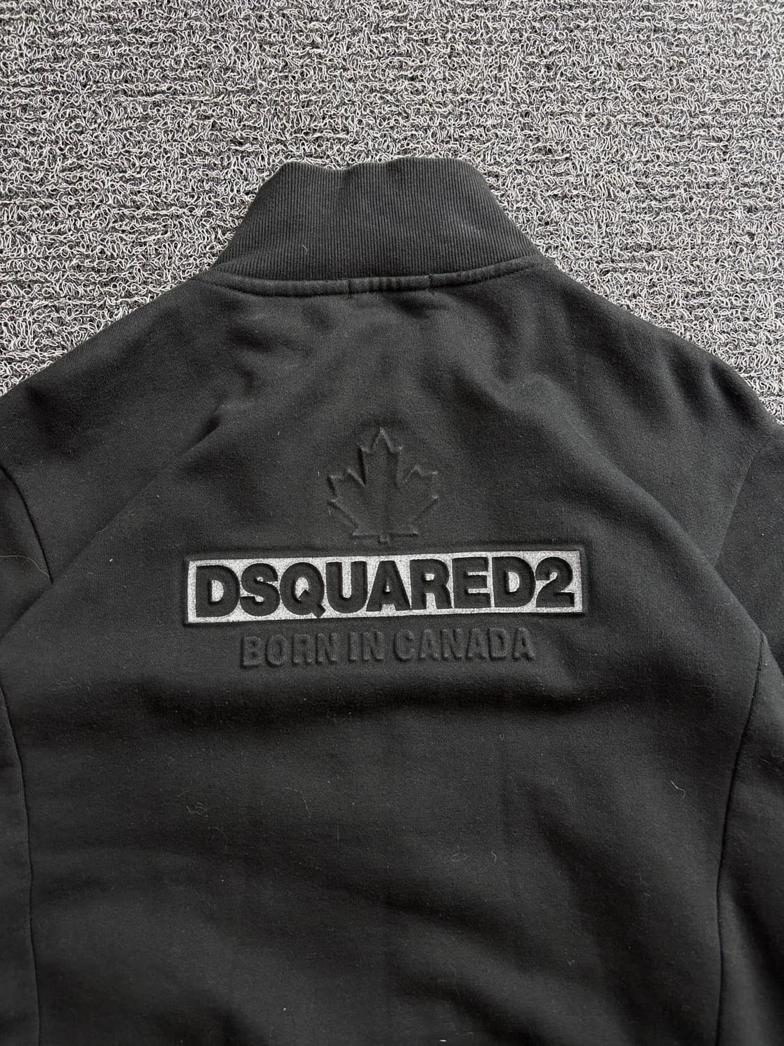 디스퀘어드 빅로고 올드스쿨 하이넥 스웻 집업 자켓 3150 상품이미지1