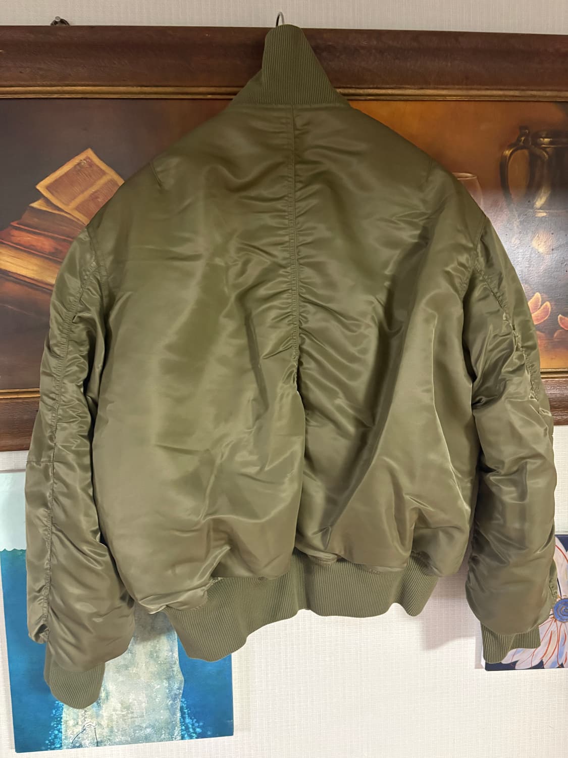 벨리에 랜더 플라이트 자켓 카키 105 상품이미지3