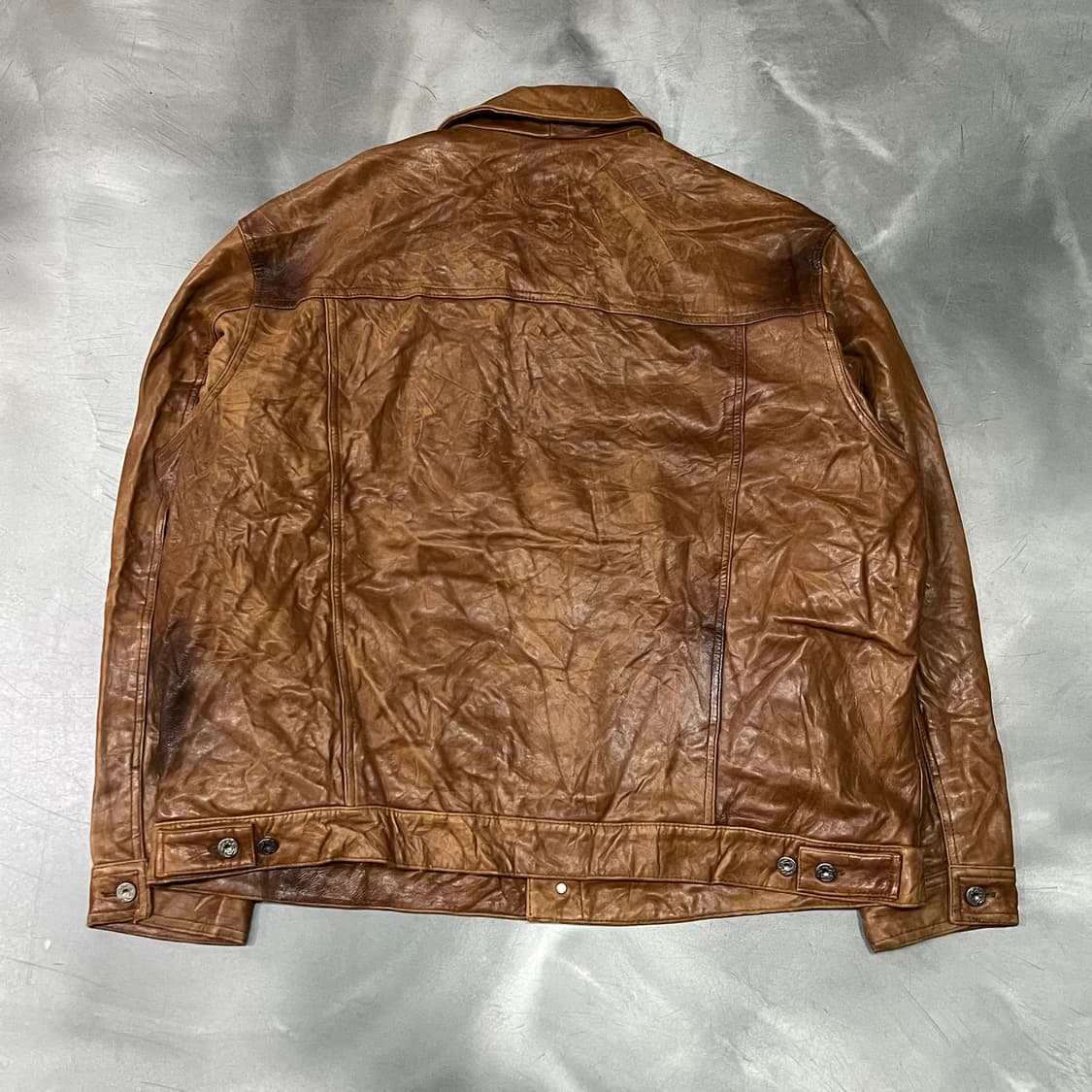  하우스트리 레더 트러커 자켓 y14975 상품이미지2