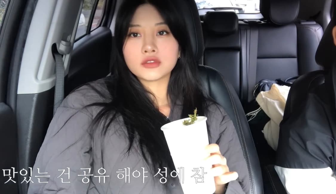 [유튜버 소올 착용] 준바이준케이 라운드 슬리브 퀼팅 자켓 차콜 상품이미지2