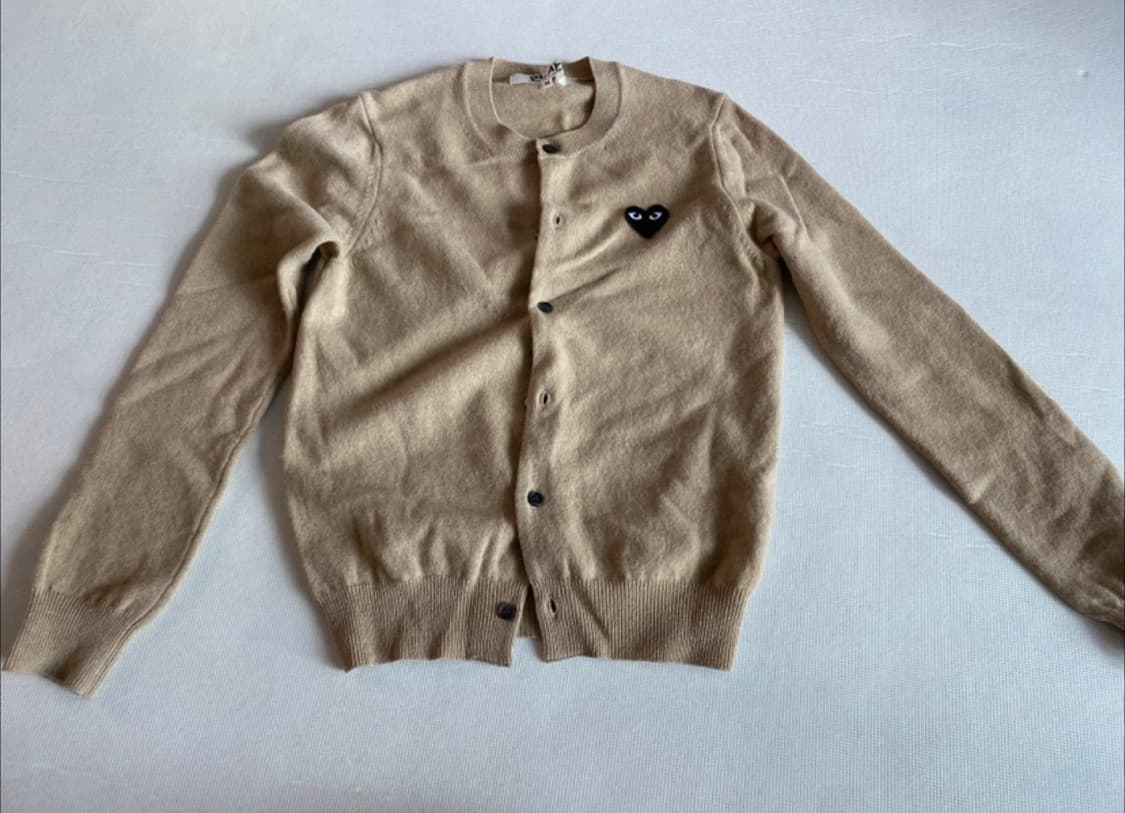 꼼데가르송 가디건 베이지 상품이미지3