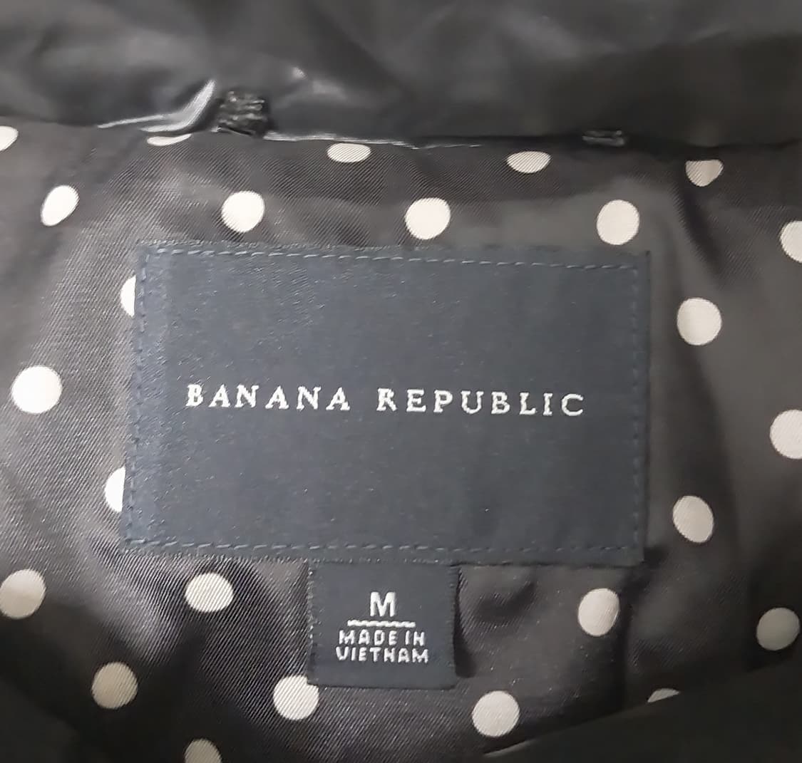 바나나리퍼블릭 블랙 크롭패딩 M 상품이미지4