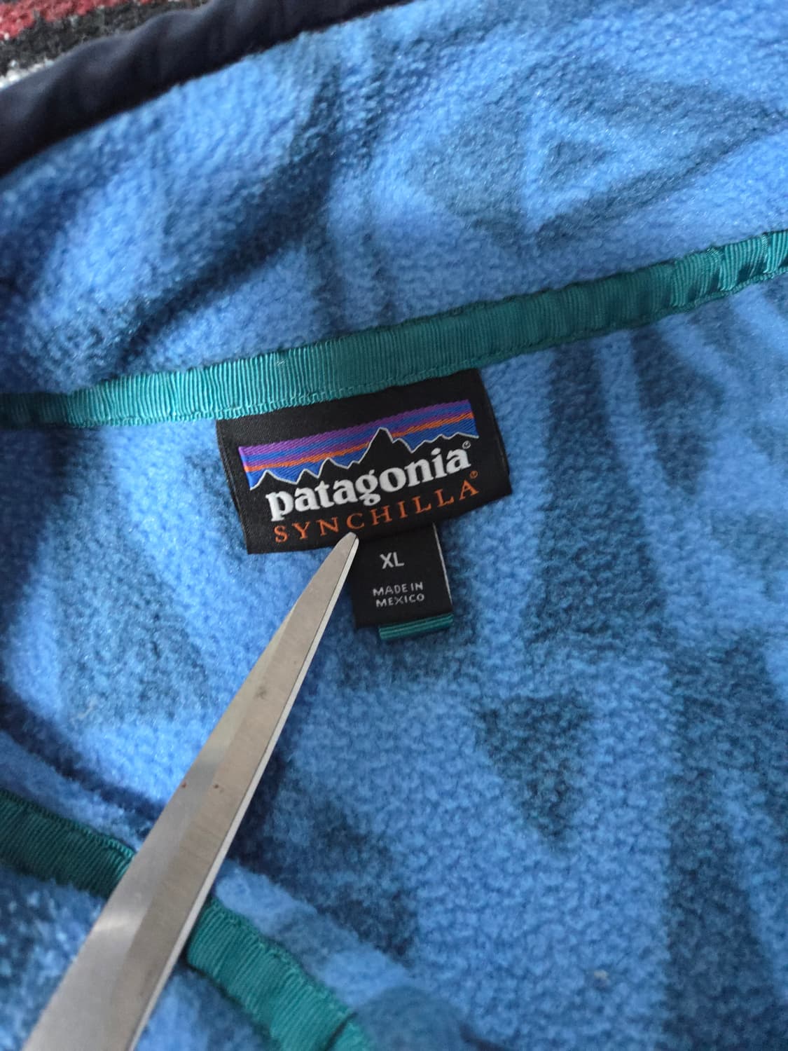 (XL)파타고니아 블루 아즈텍패턴 신칠라 상품이미지4