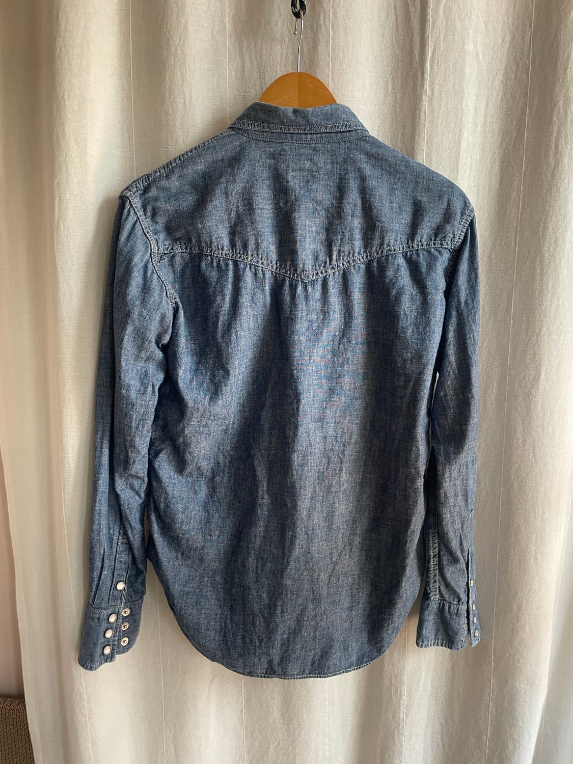 tcb jeans 샴브레이 웨스턴셔츠 상품이미지5