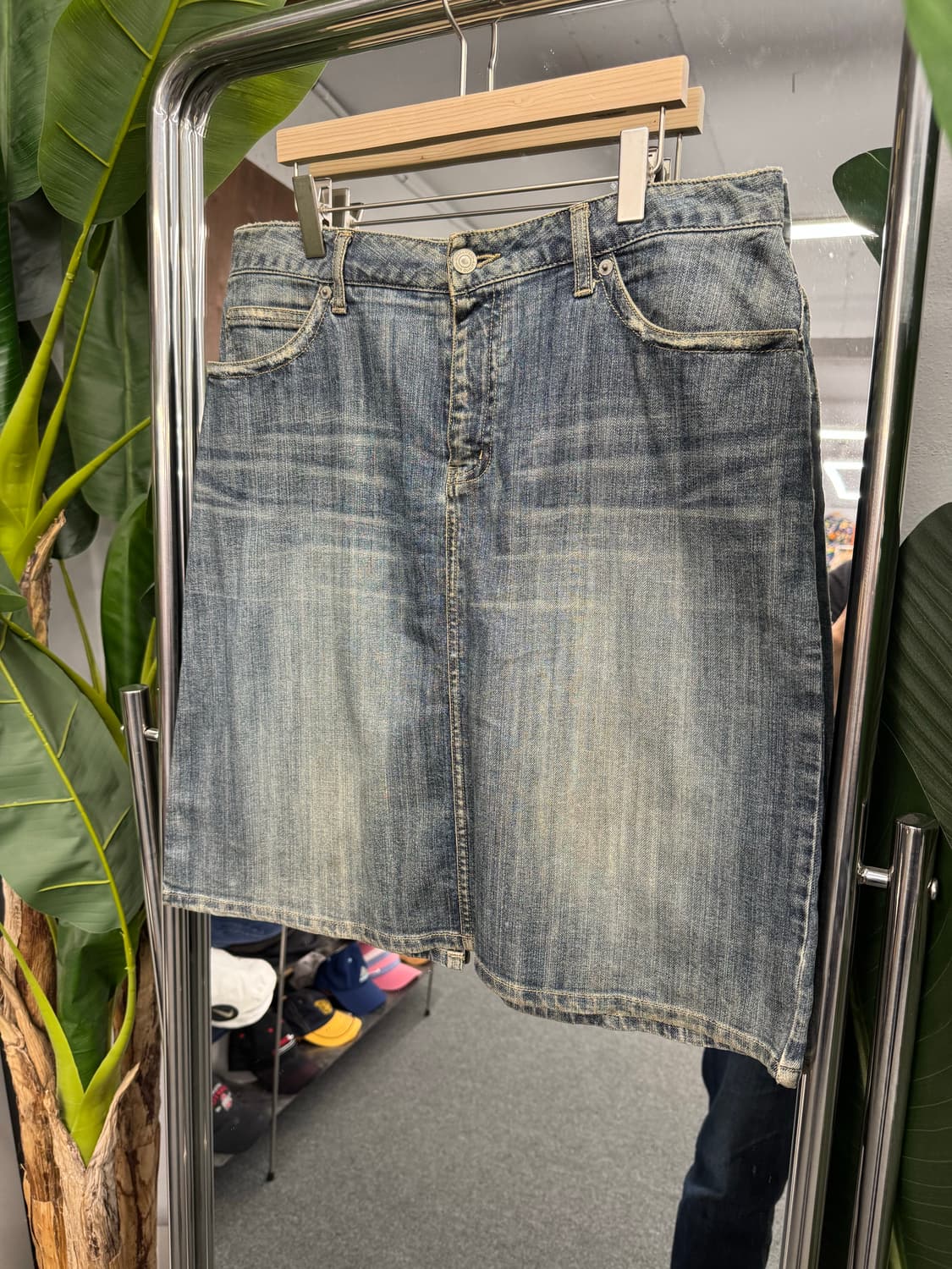 japanese vintage 데님 미니스커트 상품이미지2