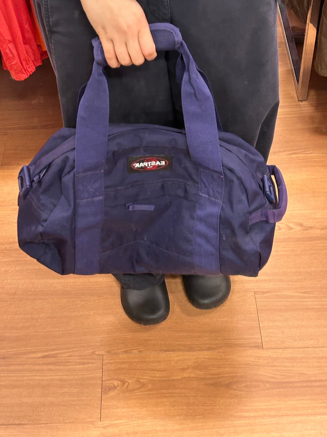 이스트팩 퍼플 토트백 스포츠백 더플백 상품이미지6