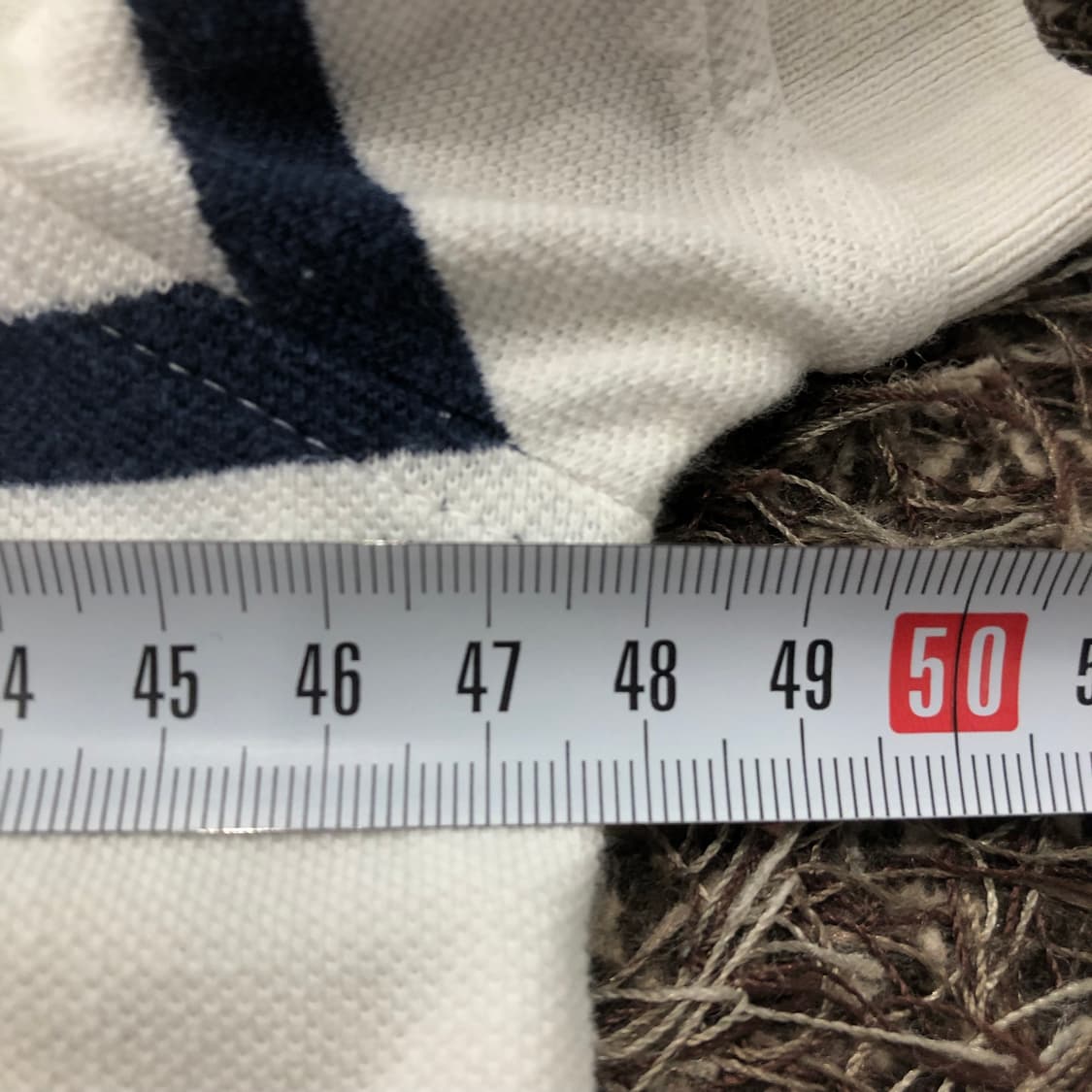 S 타미힐피거 스트라이프 PK 카라 반팔 티셔츠 상품이미지5