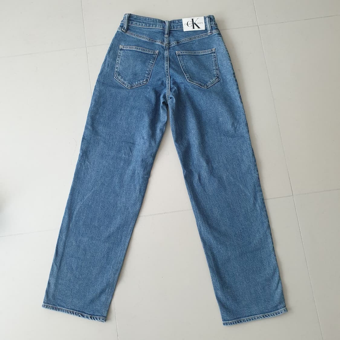 캘빈클라인 90s 스트레이트핏 미드 블루 데님 상품이미지6