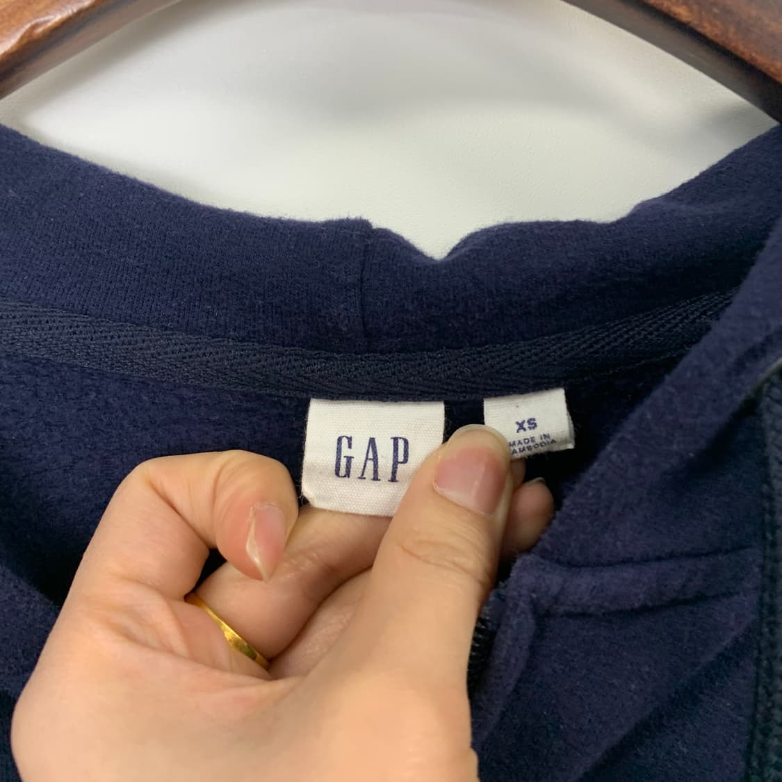 Gap 갭 네이비 후드집업 상품이미지6