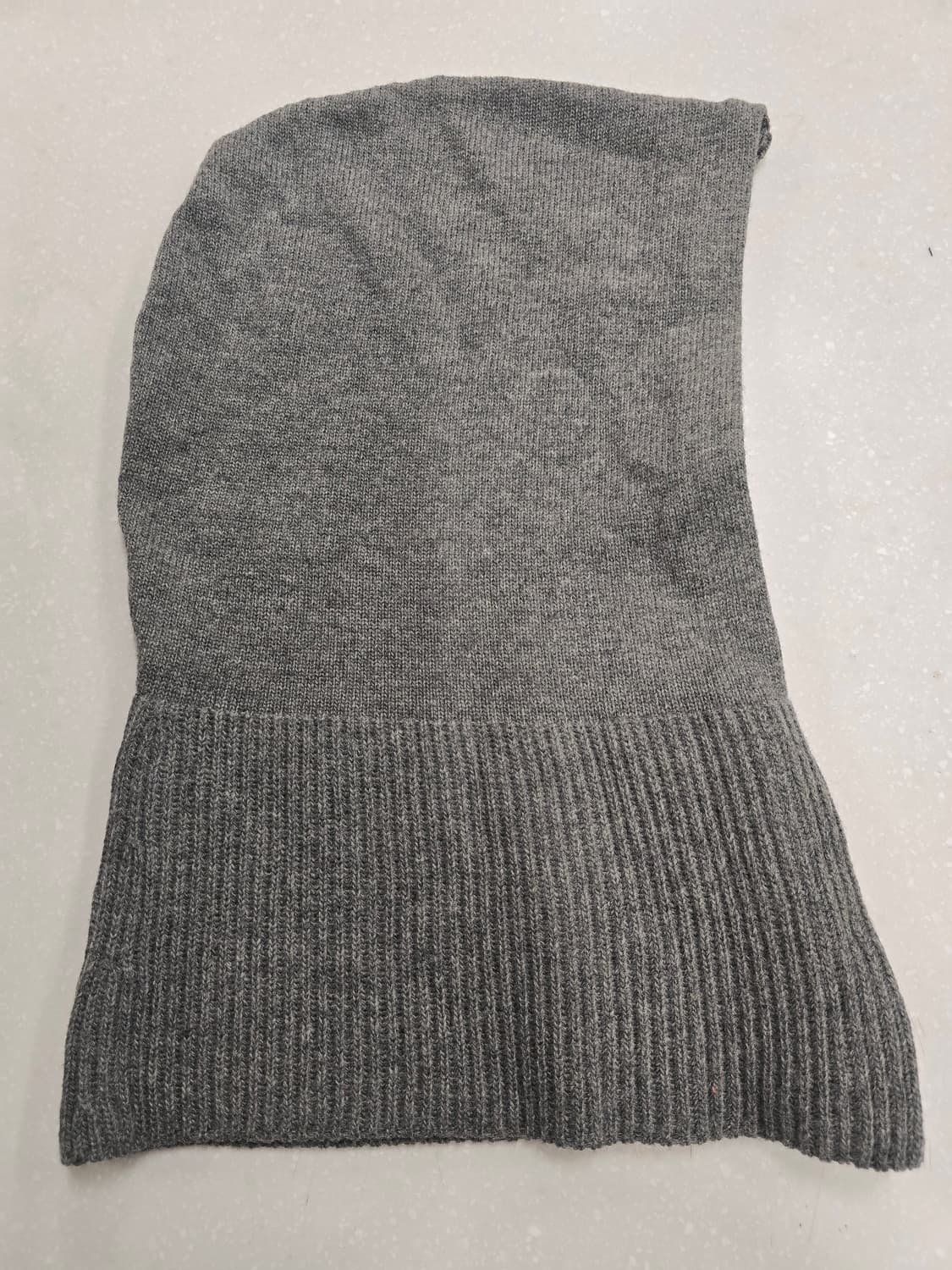 SI 니트 바라클라바 모자 그레이 울혼방 상품이미지4