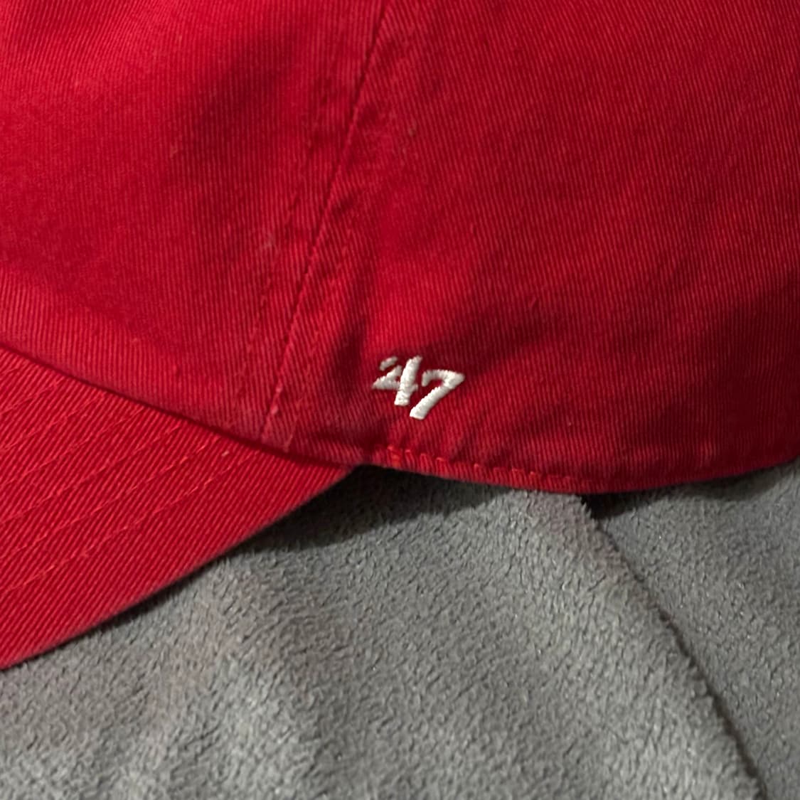 47브랜드 MLB 뉴욕양키스 스몰로고 볼캡 모자 레드 상품이미지4