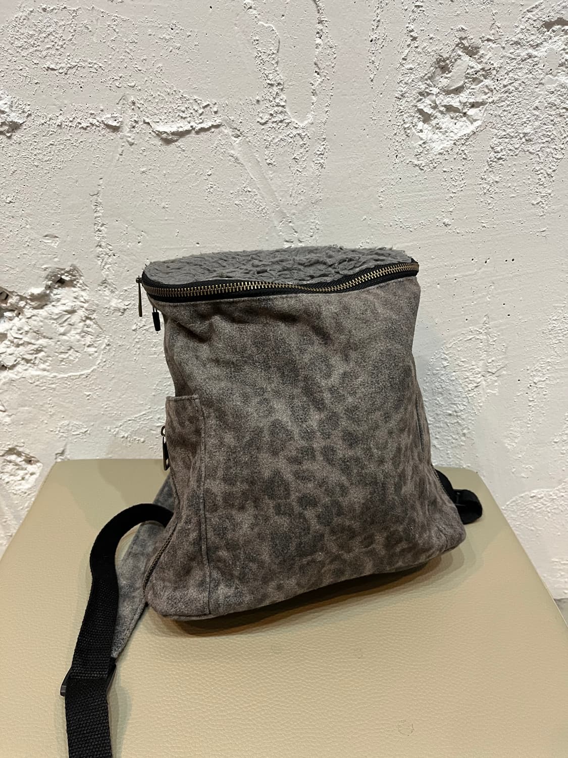 CIAOPANIC JPN 레오파드 플리스 백팩 상품이미지1