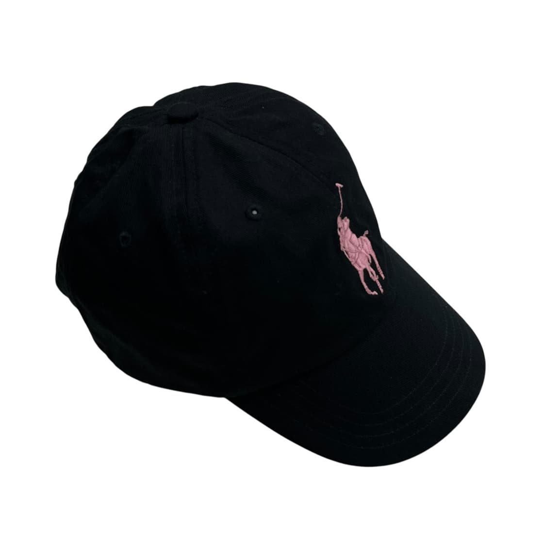 폴로 랄프로렌 딸기우유맛 미들포니 블랙 볼캡 ( 새상품 ) 상품이미지7