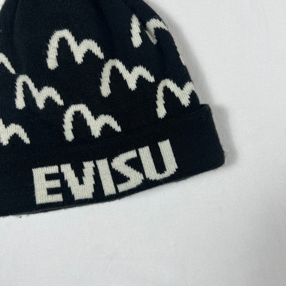 에비수 evisu 로고 비니 모자 상품이미지3