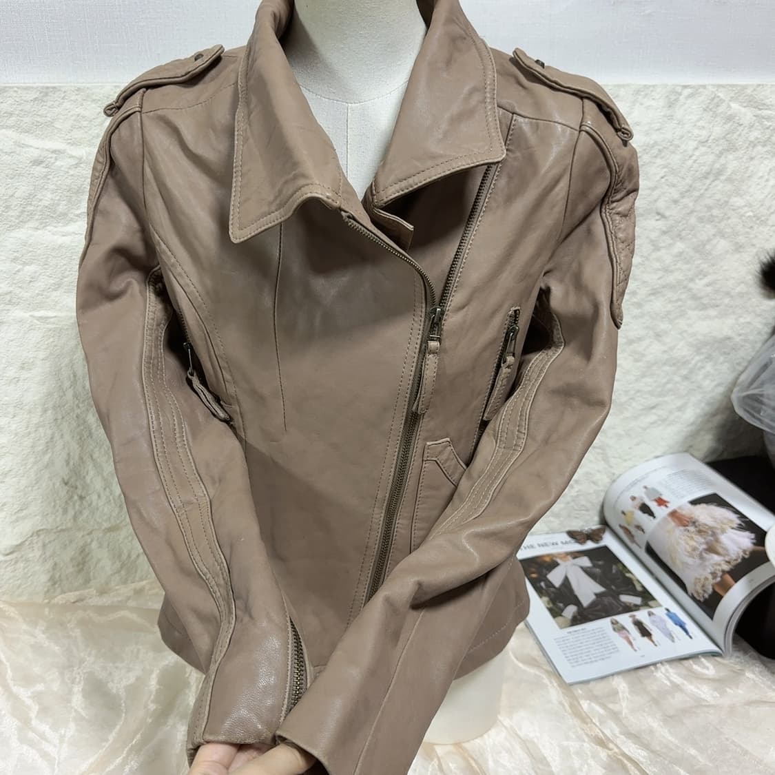 빈티지 Mind bridge 라이더 양가죽자켓 상품이미지4