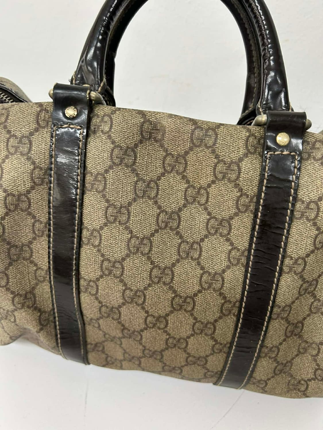 구찌 GG수프림 캔버스 보스톤 토트백 상품이미지8