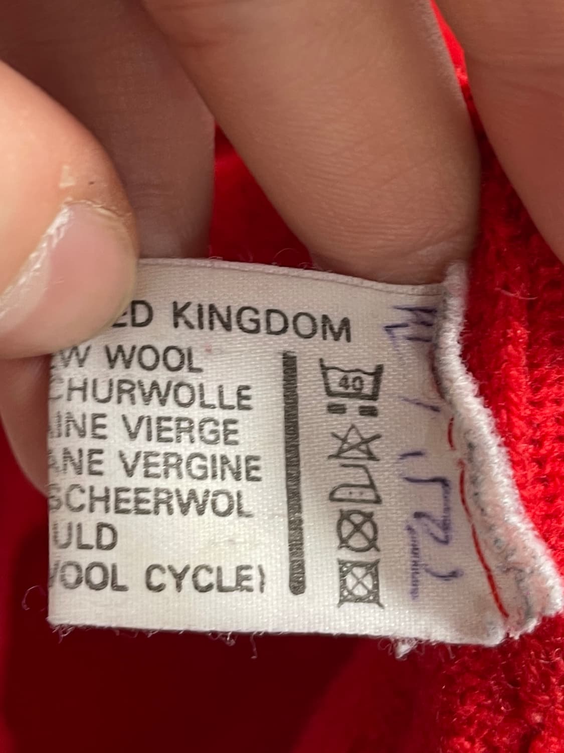 90s 버버리 골프 브이넥 니트 (on.545) 상품이미지5