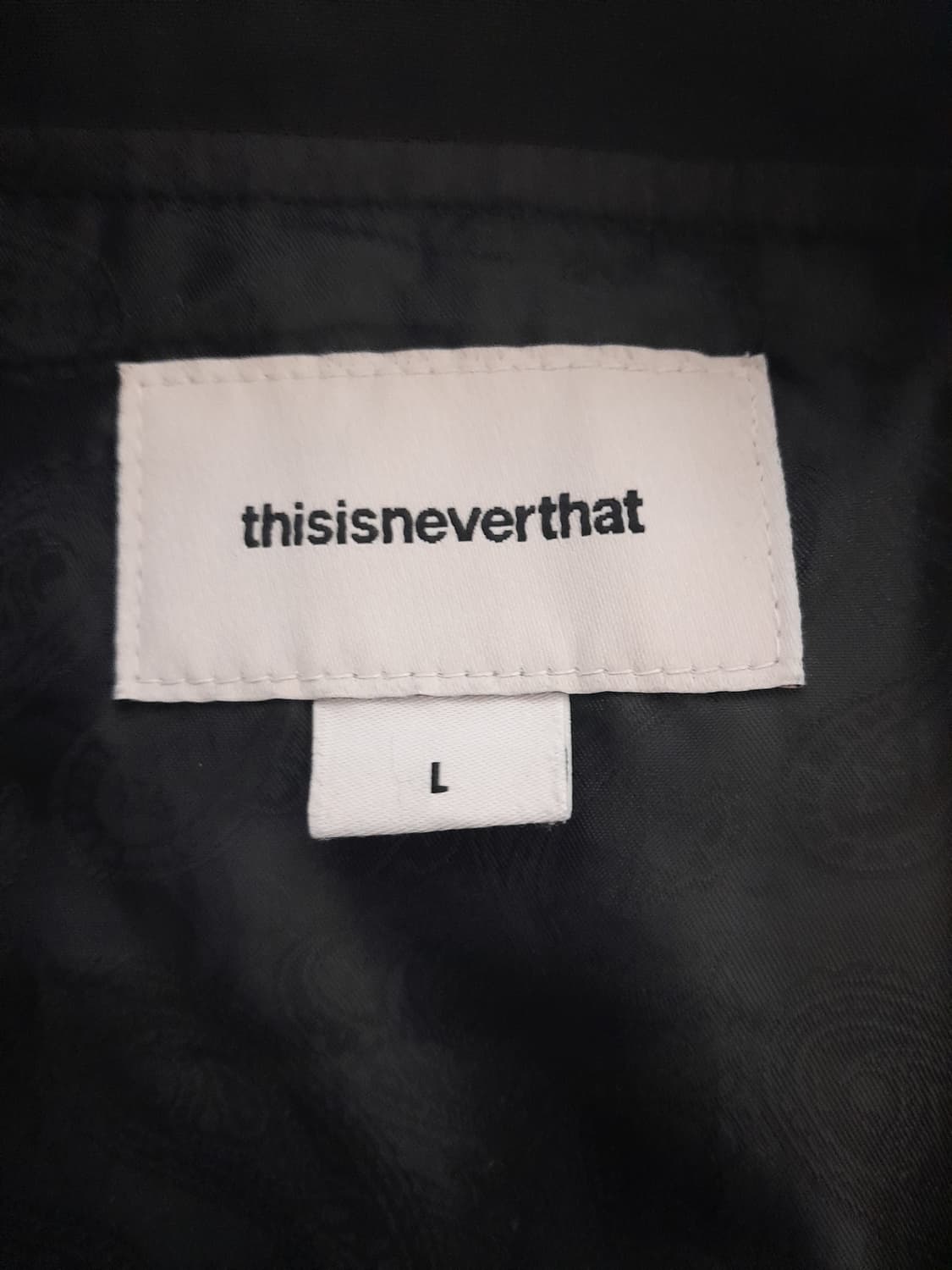 💥디스이즈네버댓 자켓 블랙 (L)  상품이미지6