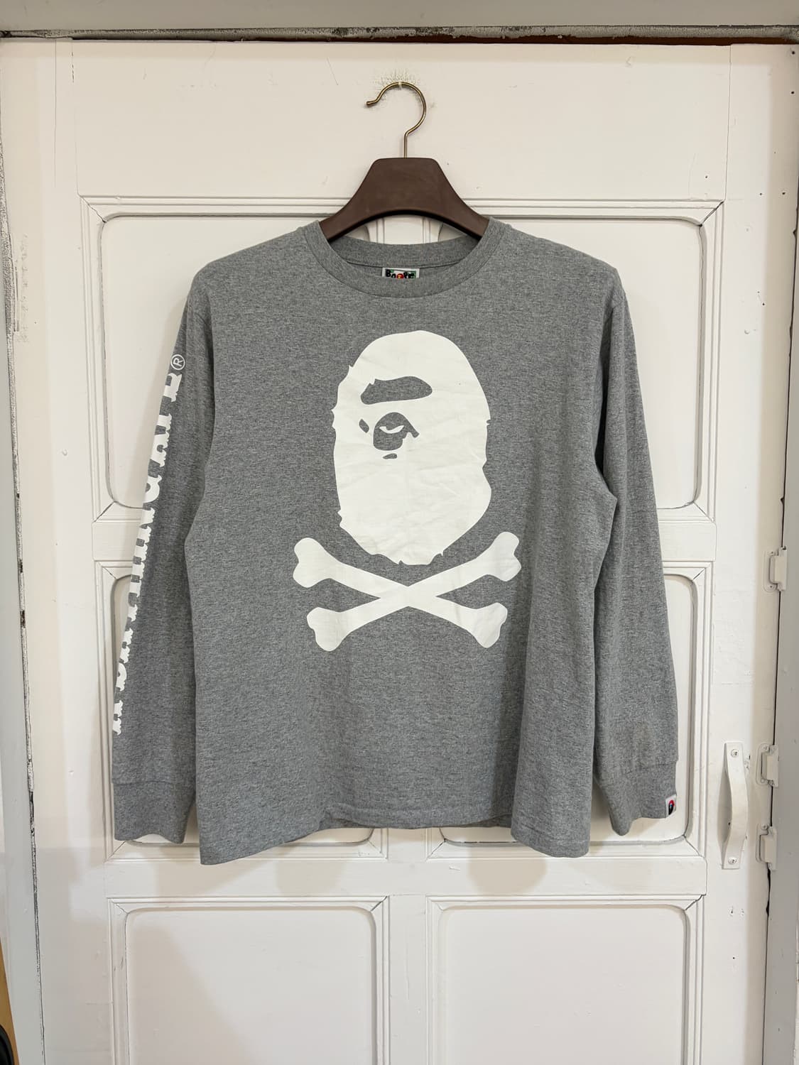 해적 베이프 크로스본 롱슬리브 티셔츠 상품이미지3