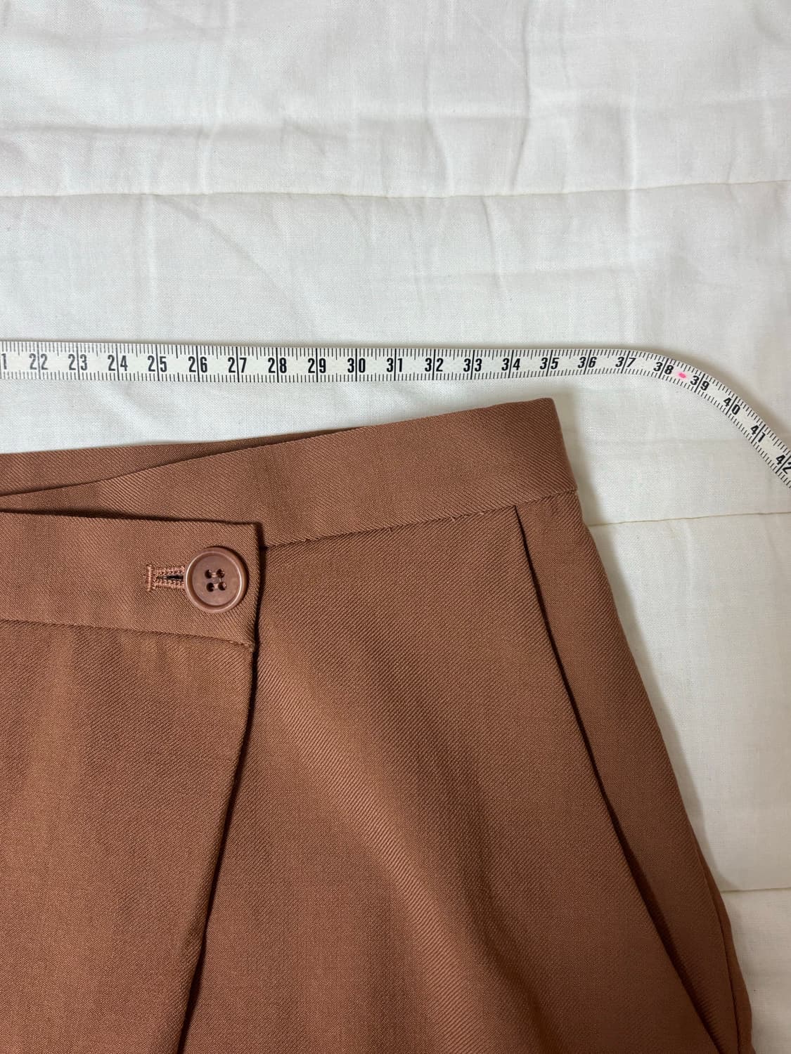 띠어리 브라운 랩스커트 미니 스커트 상품이미지3