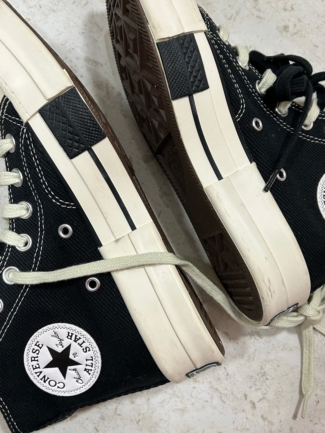 (새상품) 컨버스 릭오웬스 하이 다크스타 스니커즈  240(박스없음) 상품이미지4