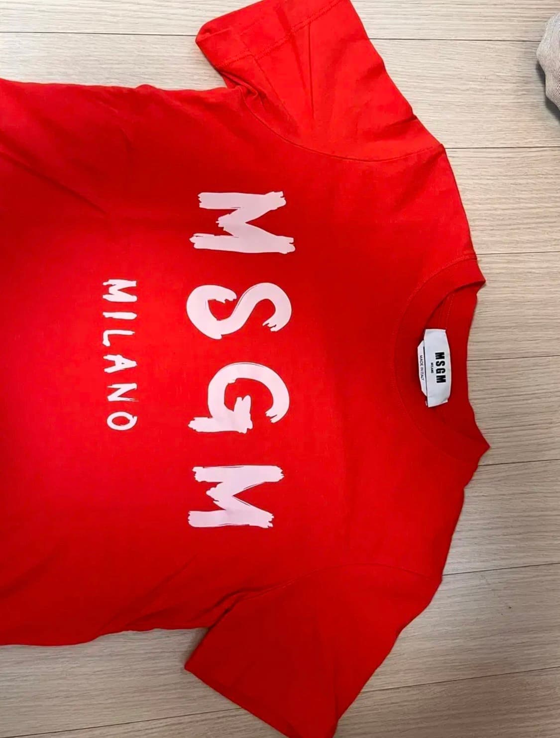 MSGM 빅로고 반팔티셔츠 XS 상품이미지2