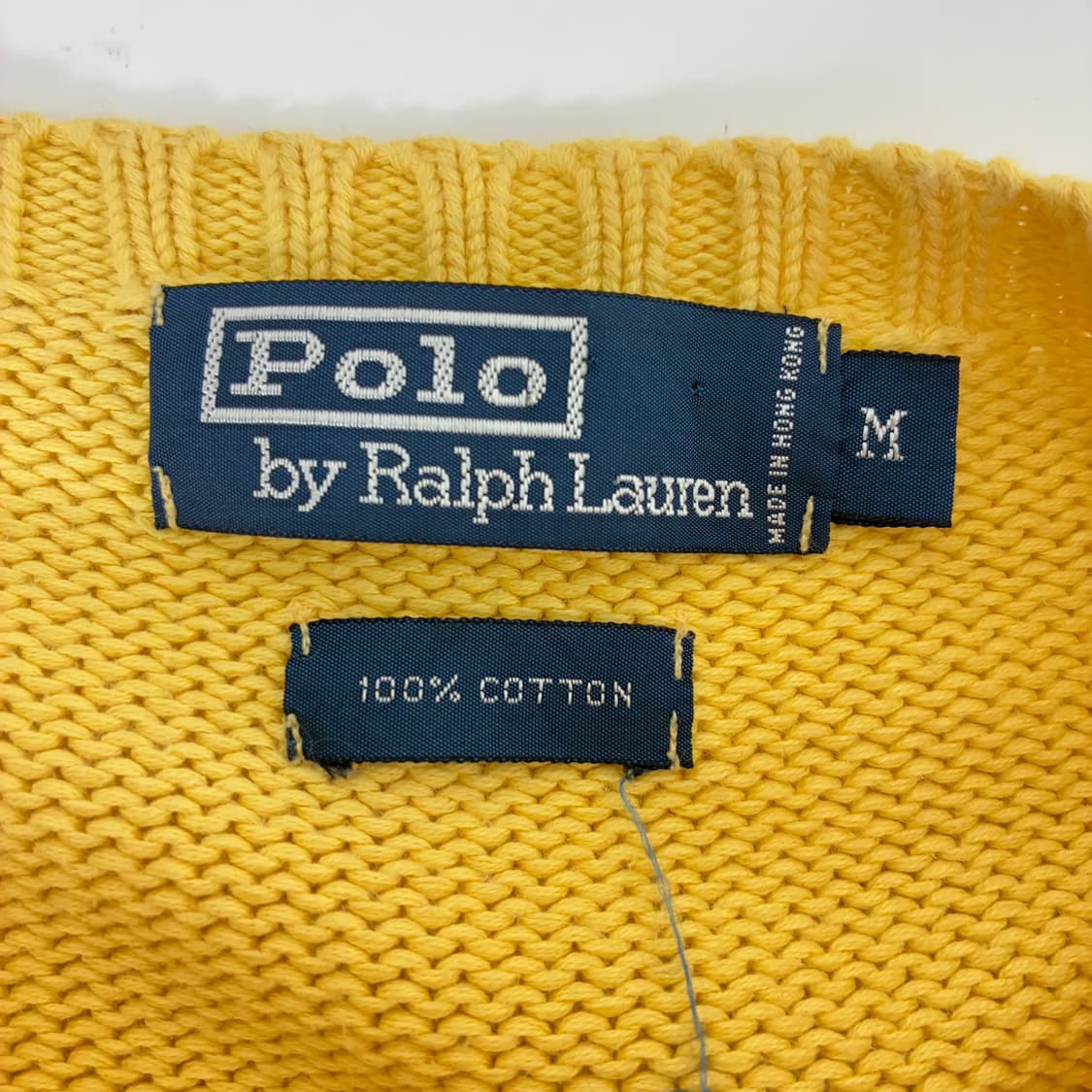 Polo  폴로 랄프로렌 자수 코튼 옐로우 니트 상품이미지5