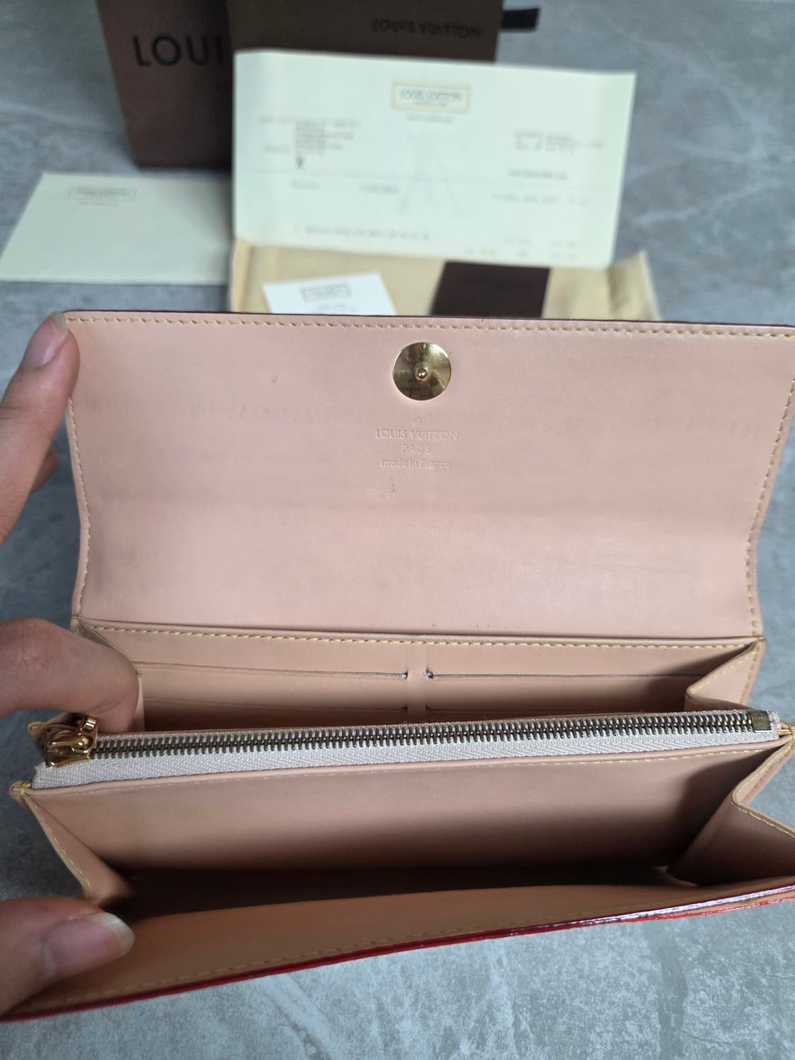 [정품] 루이비통 모노그램 무라카미 사라 장지갑 풀구성  상품이미지4