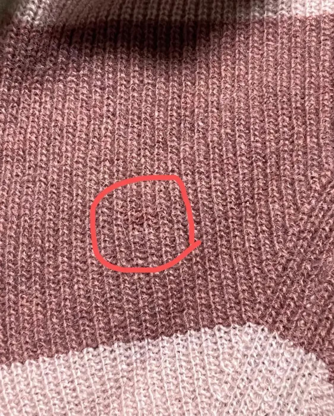 핑크 스트라이프 니트 상품이미지3