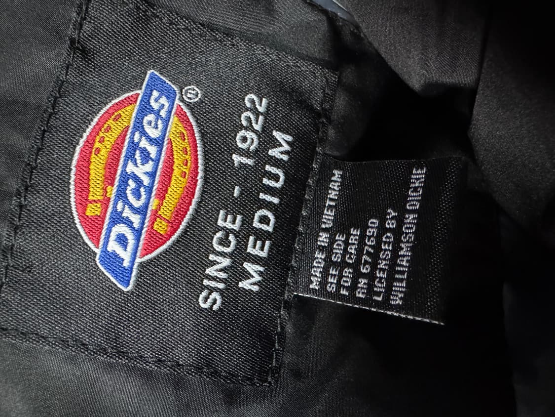 디키즈 Dickies 미니멀 블랙 후드 롱패딩 점퍼 상품이미지3