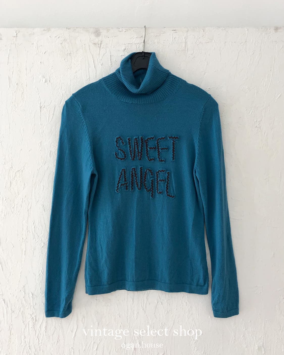 vintage “Sweet Angel” Turtleneck Knit 상품이미지4