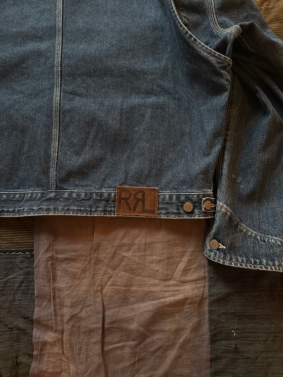 90s USA RRL Vintage Denim Jacket 상품이미지8