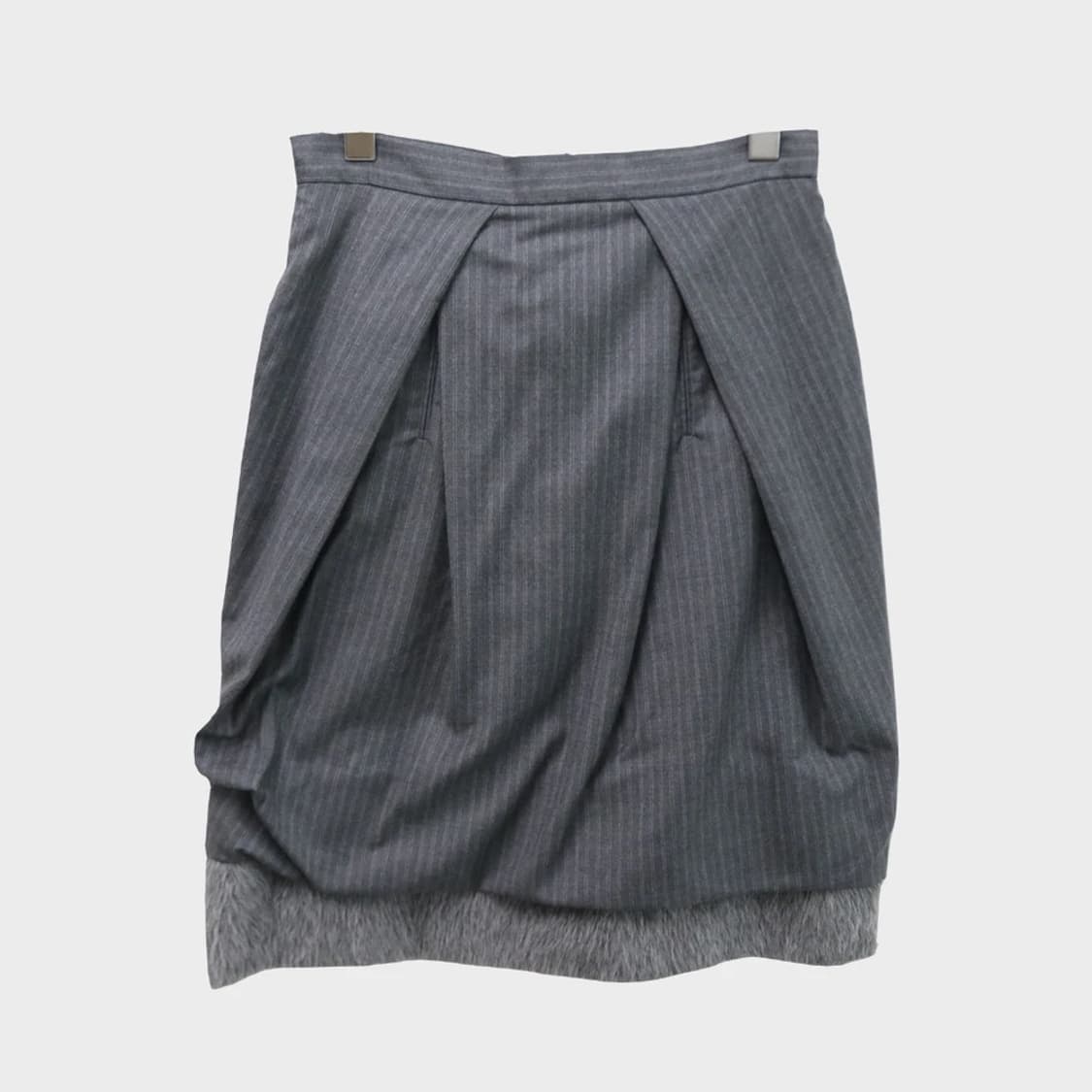 CIVIDINI 캐시미어 울 혼방 유니크 스커트 60887 상품이미지1