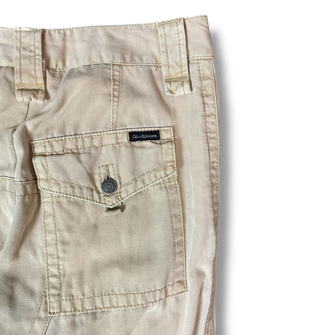(34) 캘빈진스 빈티지 코튼 베이지 팬츠 상품이미지3