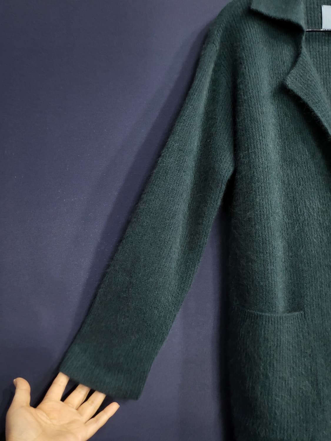 LBL 너구리털100% 가디건 상품이미지3