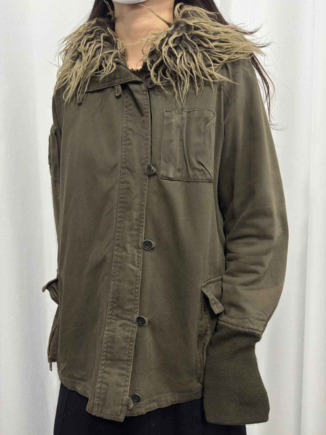 osmosis design fur hood jacket 상품이미지3