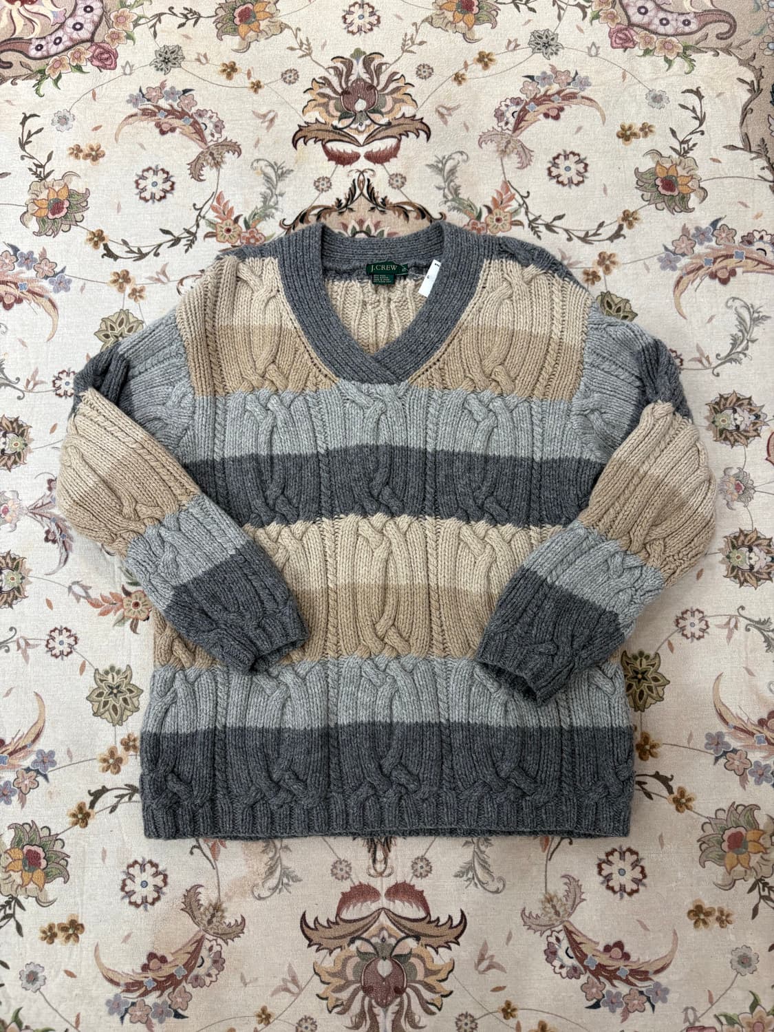 제이크루 헤비울 알파카 케이블니트 상품이미지1