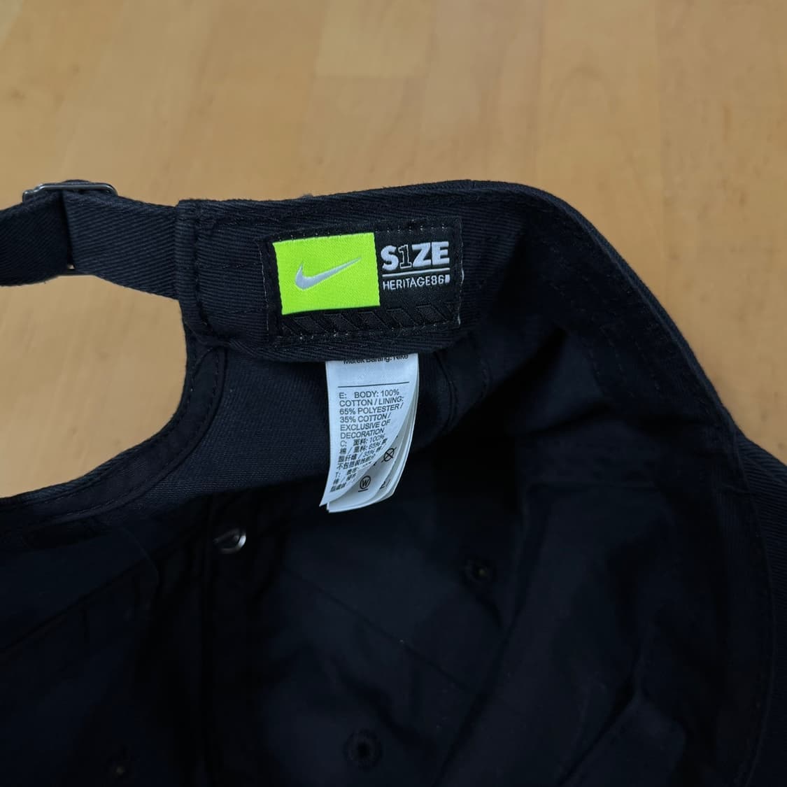 나이키 퓨추라 헤리티지 블랙 볼캡 모자 상품이미지5