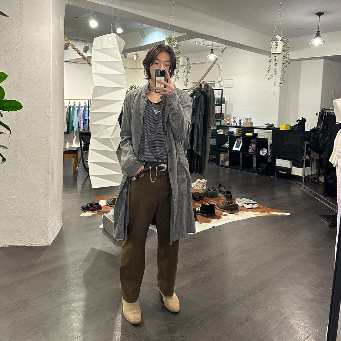 케이시 비달렌크 헤링본 코트 상품이미지4