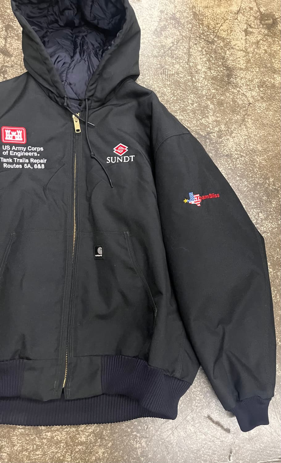 10s 칼하트 덕액티브자켓 j133 blk 상품이미지4