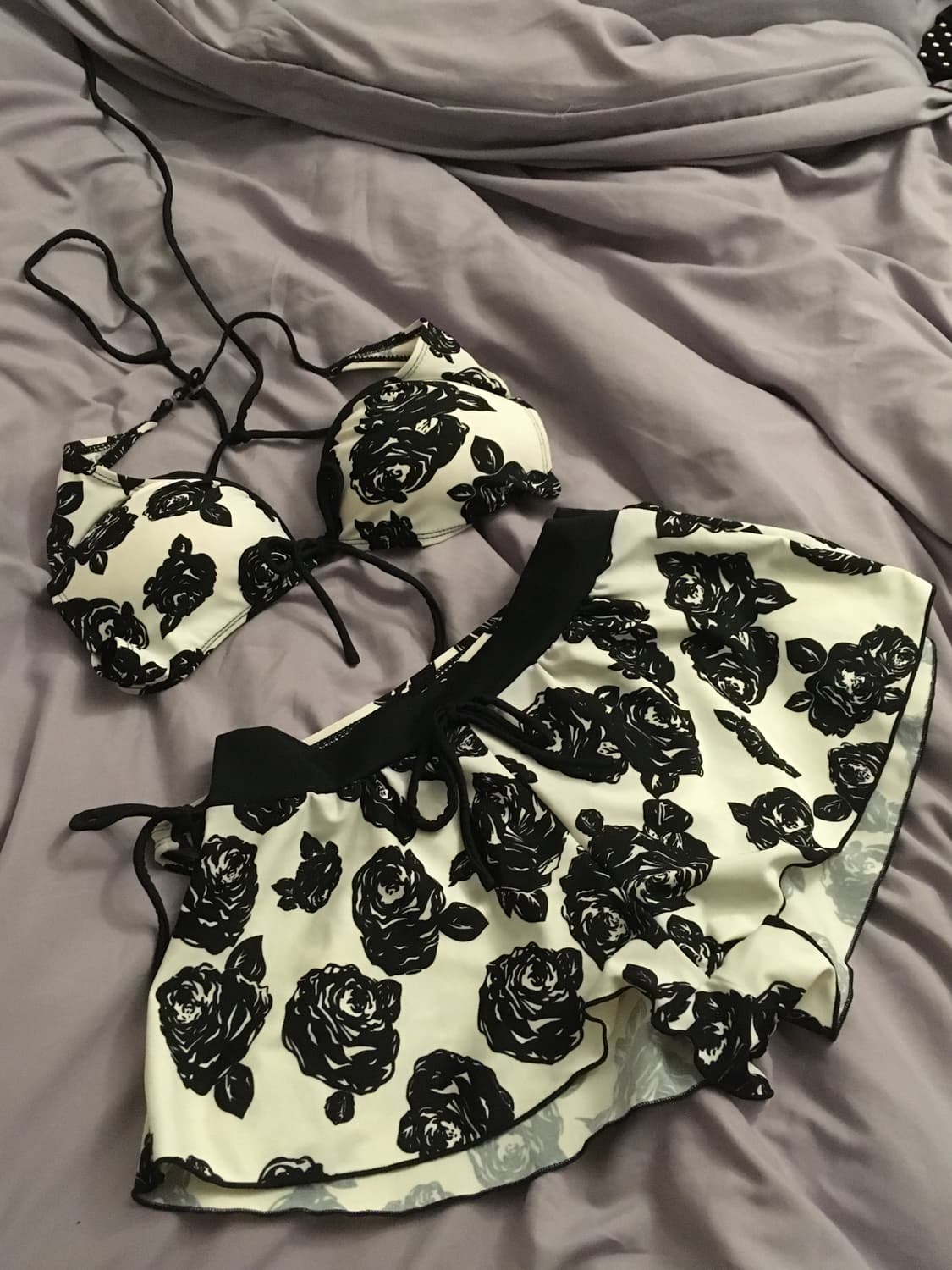 갸루 쓰리피스 비키니 상품이미지3