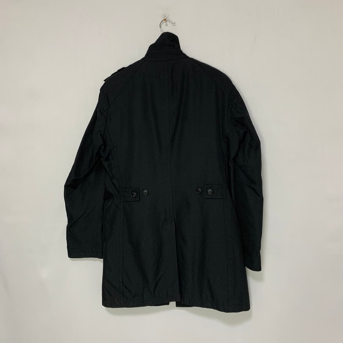 에르메네 질도 제냐 견장 벨티드 피쉬테일 트렌치 하프코트 XL 남녀공용 상품이미지6