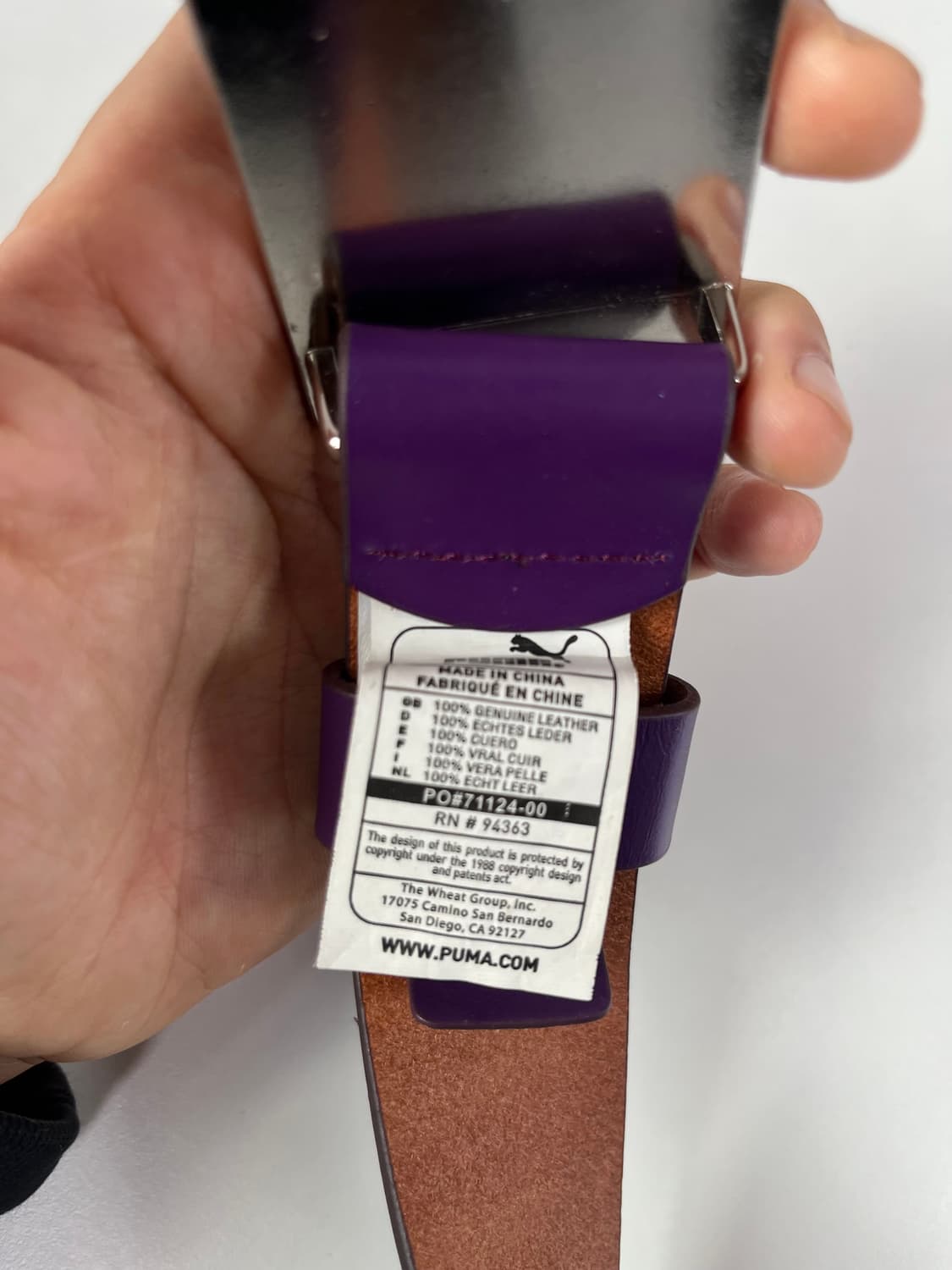 푸마 가죽 벨트 상품이미지5