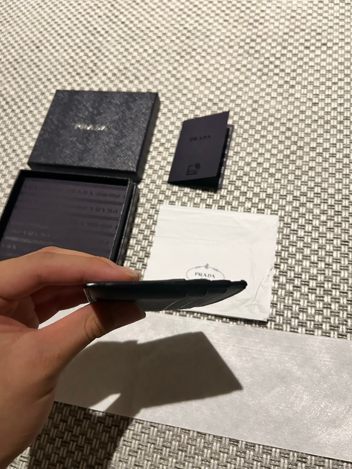 [새상품급] 프라다 사피아노 카드지갑 상품이미지5