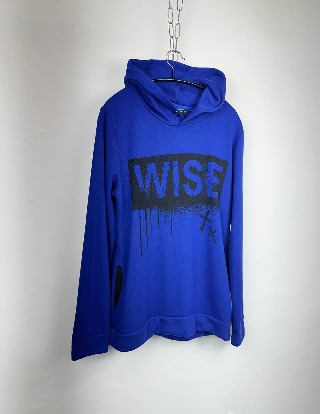 Saucy Cool punk cross lettering hoodie 상품이미지1