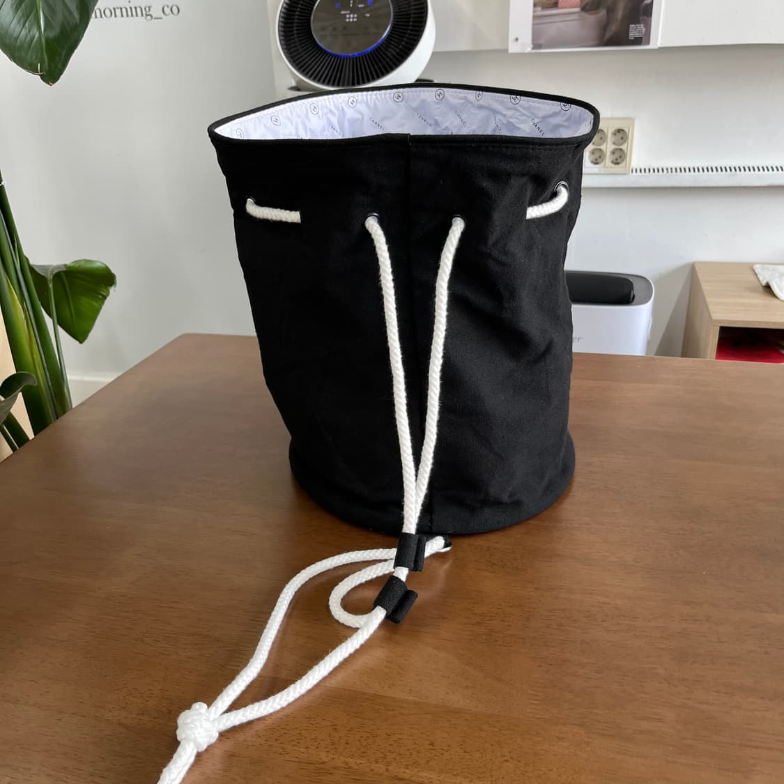 샤넬 노벨티 캔버스 버킷백 OS 상품이미지3