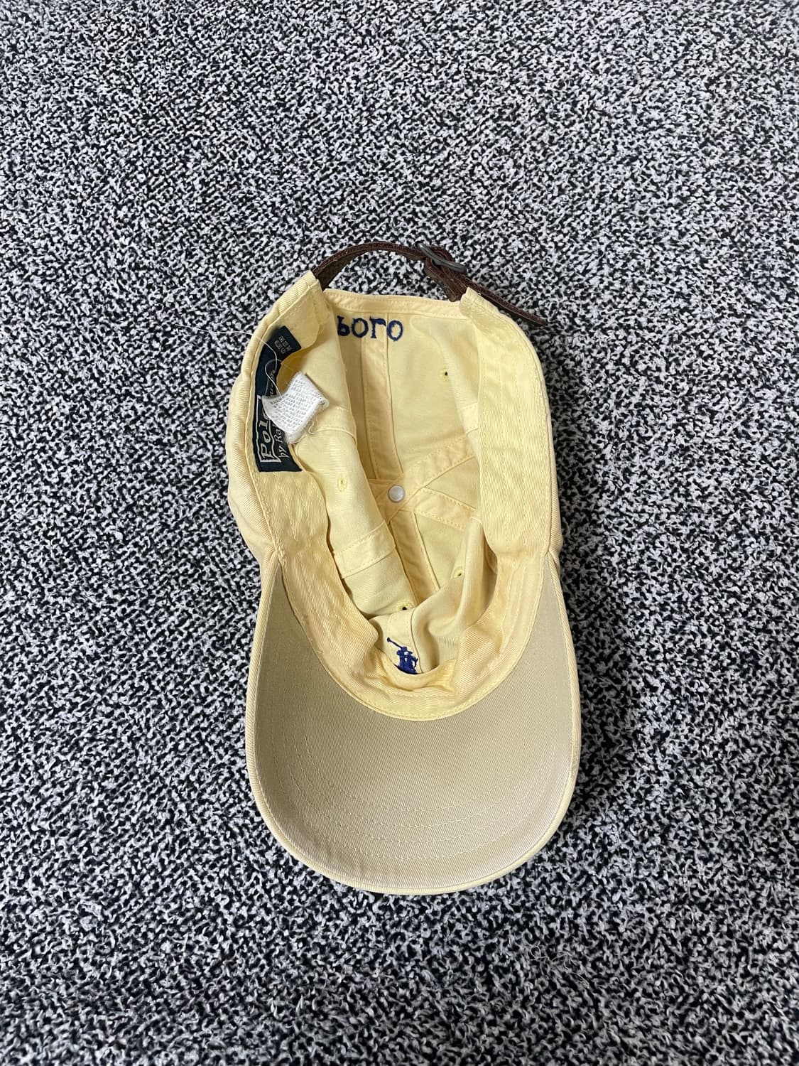 빈티지9. 폴로랄프로렌 옐로우 코튼 치노 볼캡 상품이미지8