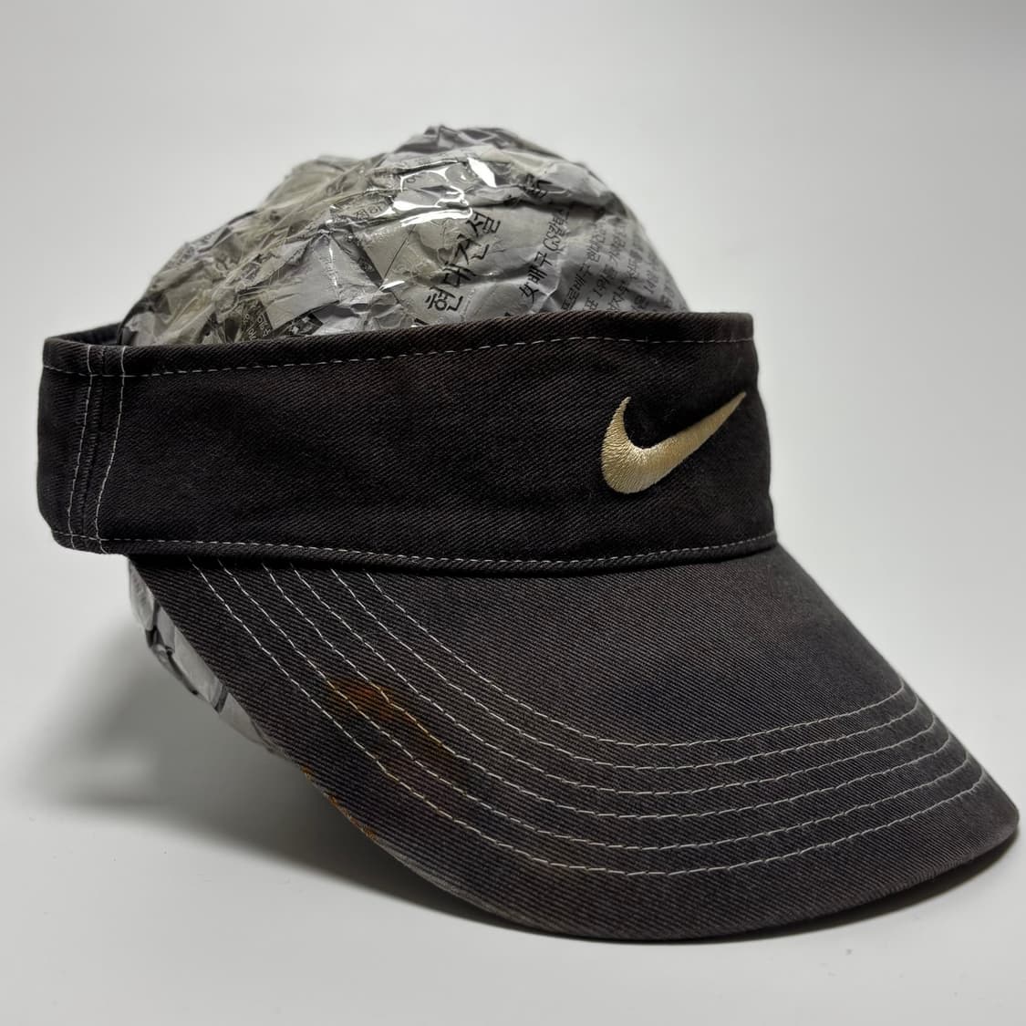 나이키 골프 스우시 빈티지 선 바이저 블랙 상품이미지3